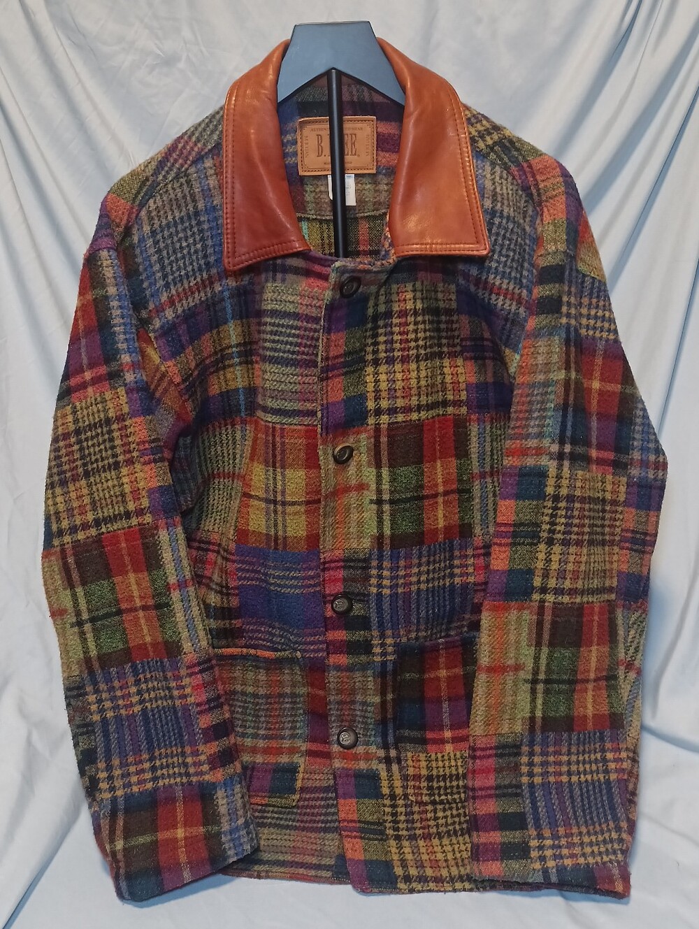 Vintage B. Free Authentic Rugged Wear Wool Blend Patchwork Jacket